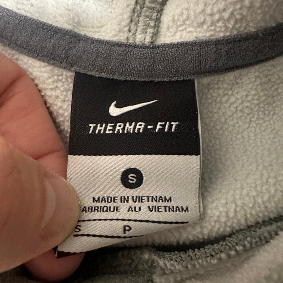 Nike Oregon Ducks Football Therma-FIT Hoodie Pullover NCAA Gray Mens Size Small - Picture 8 of 12